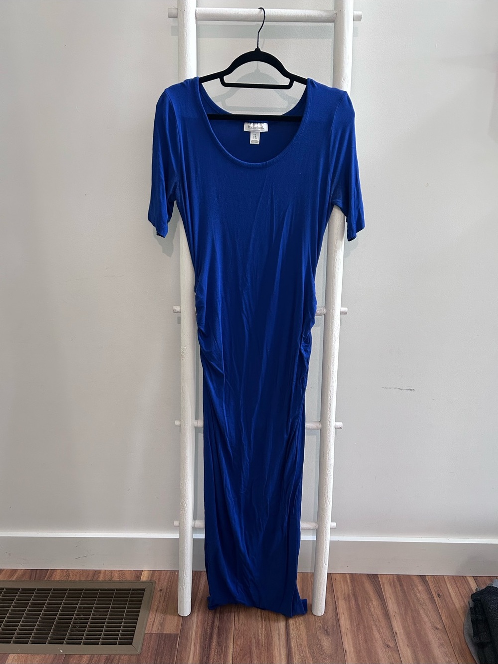 Blue Scoop Neck Maxi Dress - Motherhood